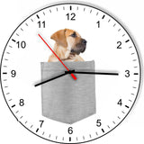 Boerboel In Your Pocket Puppy Dog kitchen living room Wall Clock