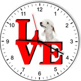 Bedlington Terrier Park Cute Puppy Dog kitchen living room Wall Clock