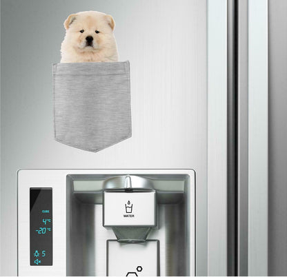Chow Chow Dog in pocket Fridge Car Magnet Bumper Sticker App size 4"x7"
