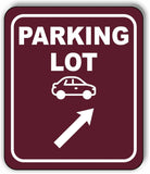 PARKING LOT DIRECTIONAL ARROW TRAIL 8 Variations Metal Aluminum composite sign