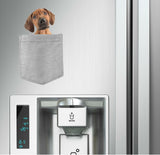 Rhodesian Ridgeback in pocket Fridge Car Magnet Bumper Sticker App size 4"x7"