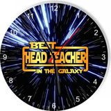 Best Head Teacher in the Star Galaxy Wars Space Kitchen Living room Wall Clock
