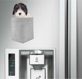 Sealyham Terrier Dog in pocket Fridge Car Magnet Bumper Sticker App size 4"x7"