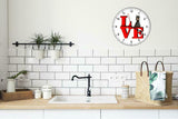 Doberman Pinscher Cute Puppy Dog kitchen living room Wall Clock