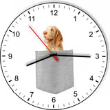 Spinone Italiano In Your Pocket Dog kitchen living room Wall Clock
