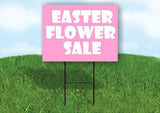 EASTER FLOWER SALE Plastic Yard Sign ROAD SIGN with Stand