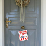 Please Deliver All Packages HERE outdoor Metal sign