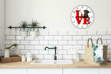 Rottweiler Cute Puppy Dog kitchen living room Wall Clock