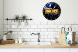 Best Barber in the Star Galaxy Wars Space Kitchen Living room Wall Clock
