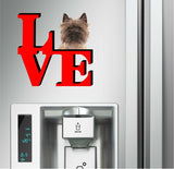 Cairn Terrier Dog Love Park Cute Dog Fridge Refrigerator Car Magnet