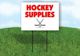 Hockey SUPPLIES Plastic Yard Sign ROAD SIGN with Stand