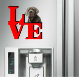 Neopolitan Mastiff Love Park Cute Dog Fridge Refrigerator Car Magnet