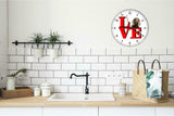 Weimaraner Cute Puppy Dog kitchen living room Wall Clock