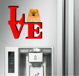 Pomeranian Love Park Cute Dog Fridge Refrigerator Car Magnet