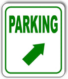 PARKING DIRECTIONAL GREEN 8 Arrow Variations Metal Aluminum composite sign