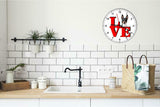 Toy Fox Terrier Cute Puppy Dog kitchen living room Wall Clock