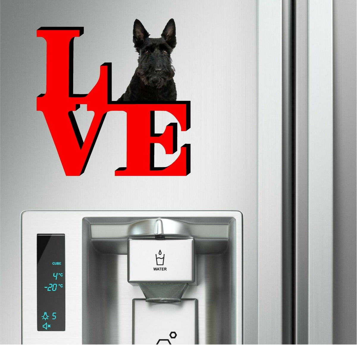 Scottish Terrier Cute Dog Fridge Refrigerator Car Magnet