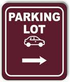 PARKING LOT DIRECTIONAL ARROW TRAIL 8 Variations Metal Aluminum composite sign