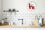 Bedlington Terrier Park Cute Puppy Dog kitchen living room Wall Clock