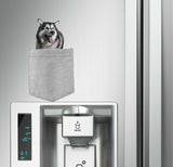 Alaskan Malamute Dog in pocket Fridge Car Magnet Bumper Sticker App size 4"x7"