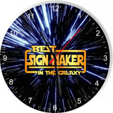 Best Sign Maker Star Galaxy Space Kitchen Living room Wall Clock
