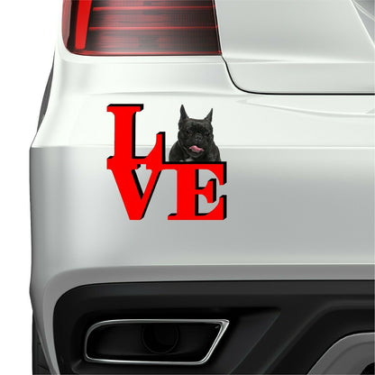 French Bulldog Dog Love Park Dog Fridge Refrigerator Car Magnet