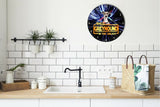 Best Greyhound Dog Galaxy Wars Space Star Kitchen Livingroom Wall Clock