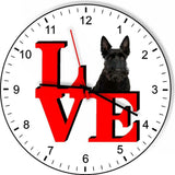 Scottish Terrier  Cute Puppy Dog kitchen living room Wall Clock