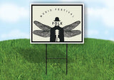 Music festival Yard Sign Road with Stand LAWN SIGN