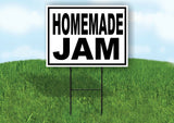 HOMEMADE JAM BLACK BORDER Yard Sign Road with Stand LAWN SIGN