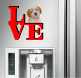 Tibetan Terrier Cute Dog Fridge Refrigerator Car Magnet
