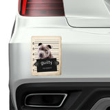 American Staffordshire Mugshot Bad Dog Fridge refrigerator Car Magnet