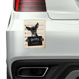Chihuahua Mugshot Bad Dog Fridge refrigerator Car Magnet