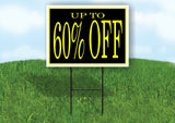 UP TO 60% OFF BLACK YELLOW Yard Sign Road with Stand LAWN SIGN