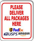Please Deliver All Packages Here without Arrows