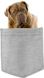 Bull Mastiff Dog in pocket Fridge Car Magnet Bumper Sticker App size 4"x7"