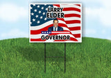 LARRY ELDER FOR GOVERNOR Yard Sign with Stand LAWN SIGN