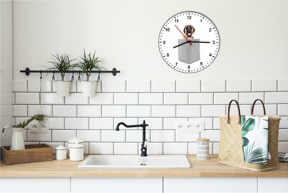 Mastiff In Your Pocket Dog kitchen living room Wall Clock