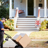 DO NOT LEAVE PACKAGES HERE UPS USPS FEDEX AMAZON UNLESS  Aluminum Composite Sign