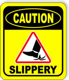 CAUTION SLIPPERY BANANA Metal Aluminum Composite bathroom WET FLOOR Sign