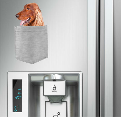 Irish Setter Dog in pocket Fridge Car Magnet Bumper Sticker App size 4"x7"