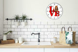 Bloodhound Park Cute Puppy Dog kitchen living room Wall Clock