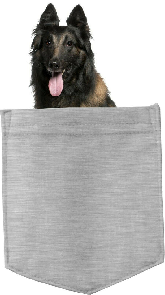 Belgian Tervuren Dog in pocket Fridge Car Magnet Bumper Sticker App size 4"x7"