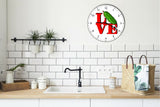 I Love Pickle Love Park Funny Kitchen Living room Wall Clock