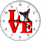 Chihuahua Park Cute Puppy Dog kitchen living room Wall Clock
