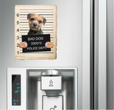Border Terrier Mugshot Bad Dog Fridge refrigerator Car Magnet