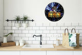 Best Spanish Water Spaniel Dog Galaxy Wars Space Star Kitchen Livingroom Clock