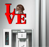 German Shorthair Pointer Dog Love Park Dog Fridge Refrigerator Car Magnet
