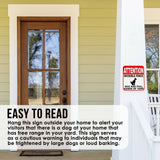 ATTENTION INVISIBLE FENCE DOG HAS FULL RANGE OF YARD Aluminum composite sign