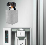 Whippet Dog in pocket Fridge Car Magnet Bumper Sticker App size 4"x7"